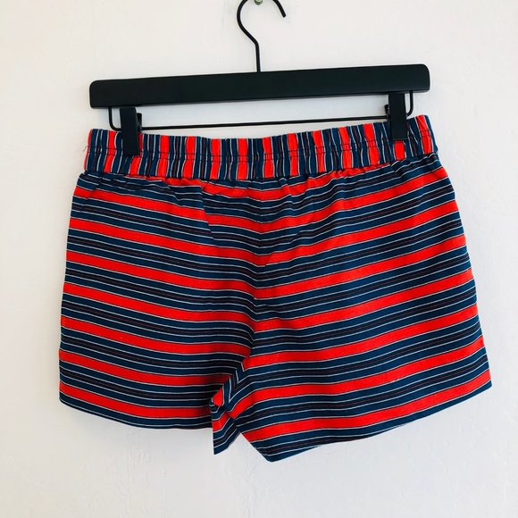 J. Crew Blue and Red Stripe Shorts - Picture 3 of 5